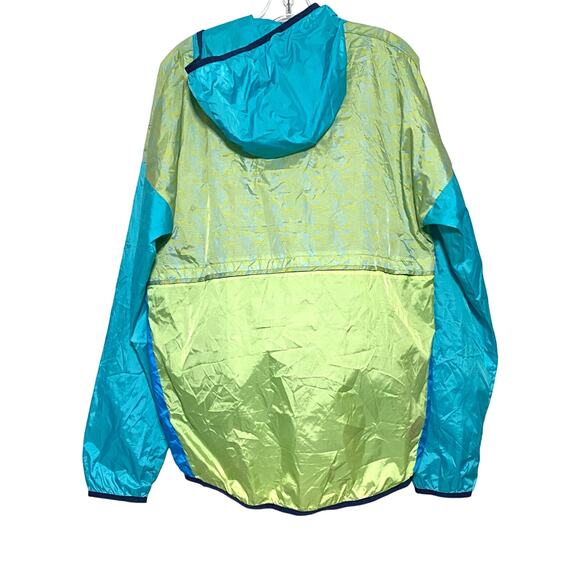 Cotopaxi Teva Teca Windbreaker Neon Color Block Pullover Hoodie Womens XL Mens L - Picture 2 of 10